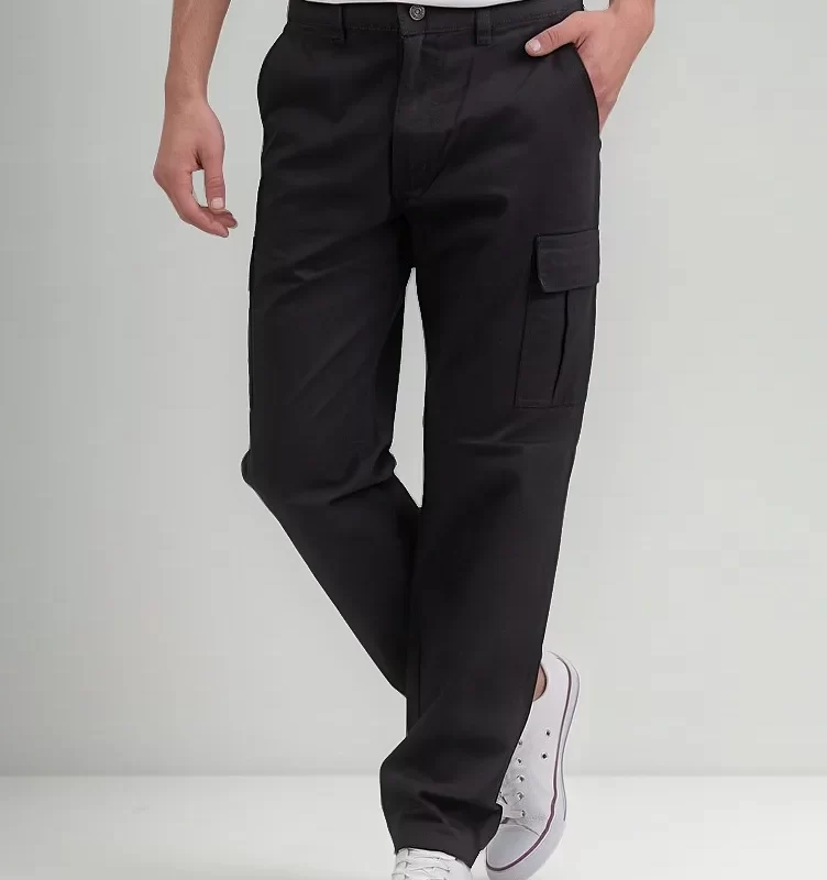 Pantalon Cargo Gabardina