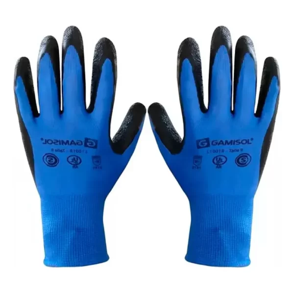 Guantes PU C/Latex Rugoso