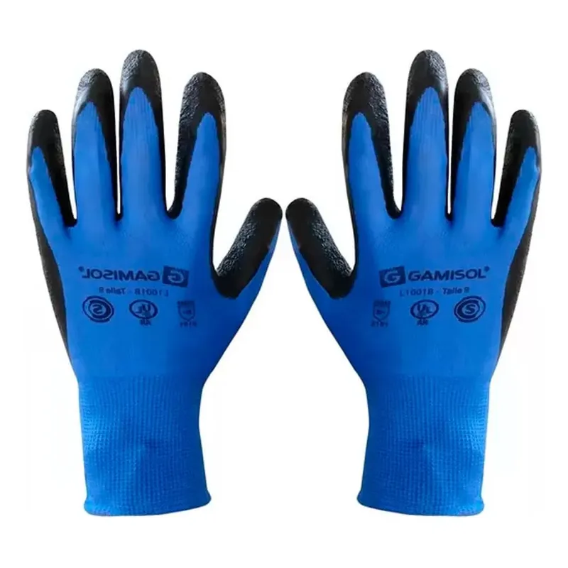Guantes PU C/Latex Rugoso