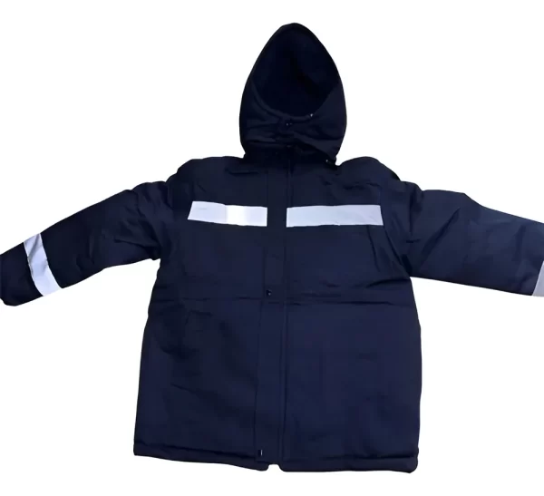 Campera De Gabardina Trabajo Azul Marino