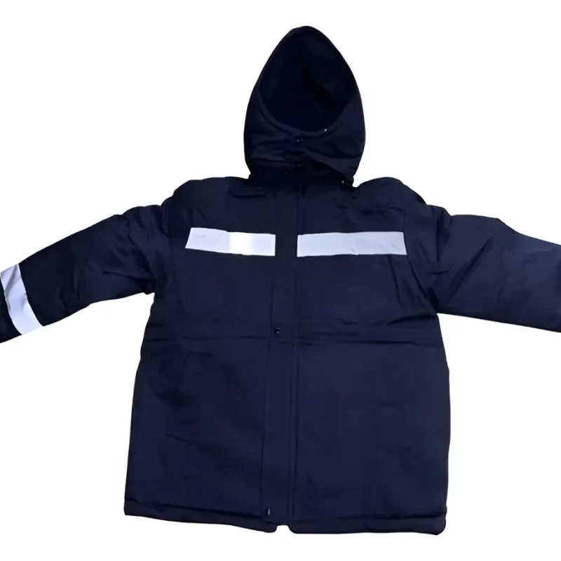 Campera De Gabardina Trabajo Azul Marino