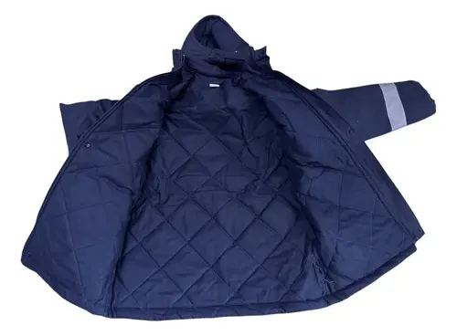 Campera De Gabardina Trabajo Azul Marino
